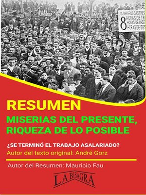 cover image of Resumen de Miserias del Presente, Riqueza de lo Posible